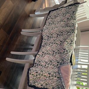 Cheeky plum bathing suit with matching towel/blanket